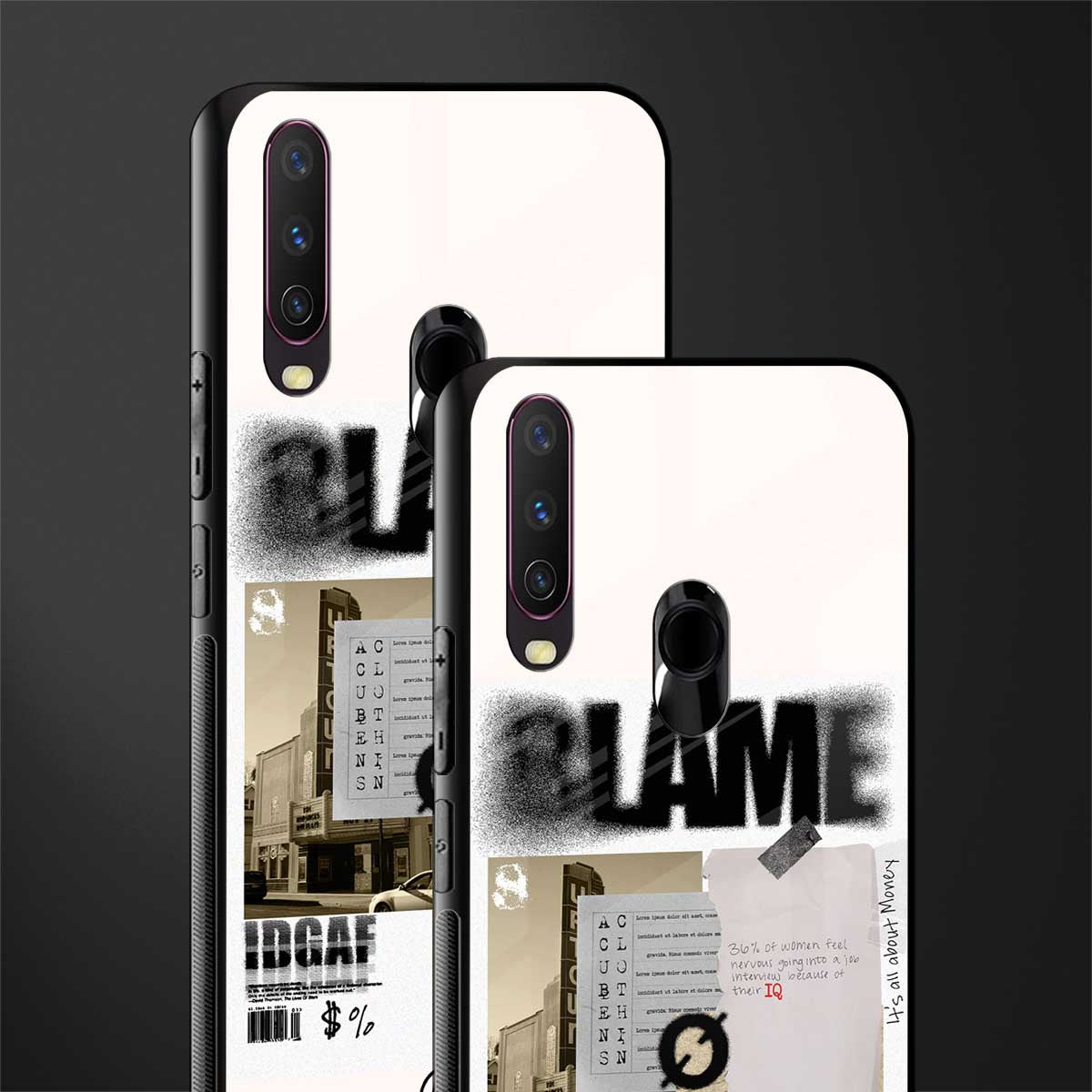blame glass case for vivo y17 image-2