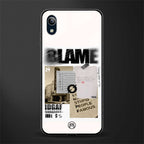 blame glass case for vivo y1s without fingerprint image