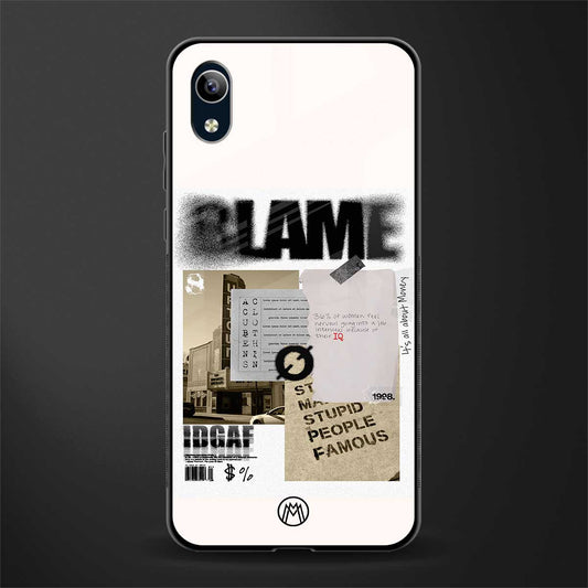 blame glass case for vivo y1s without fingerprint image