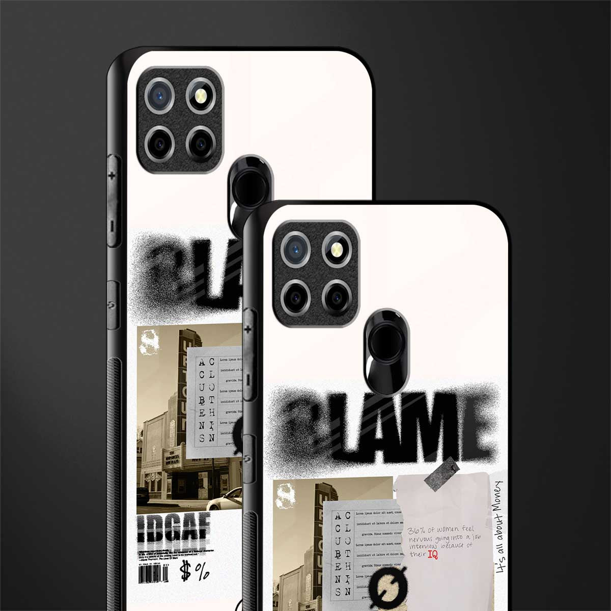 blame glass case for realme narzo 30a image-2