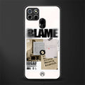 blame glass case for realme narzo 30a image