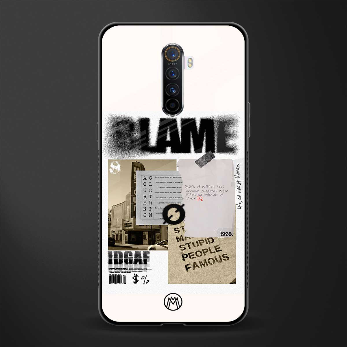 blame glass case for realme x2 pro image