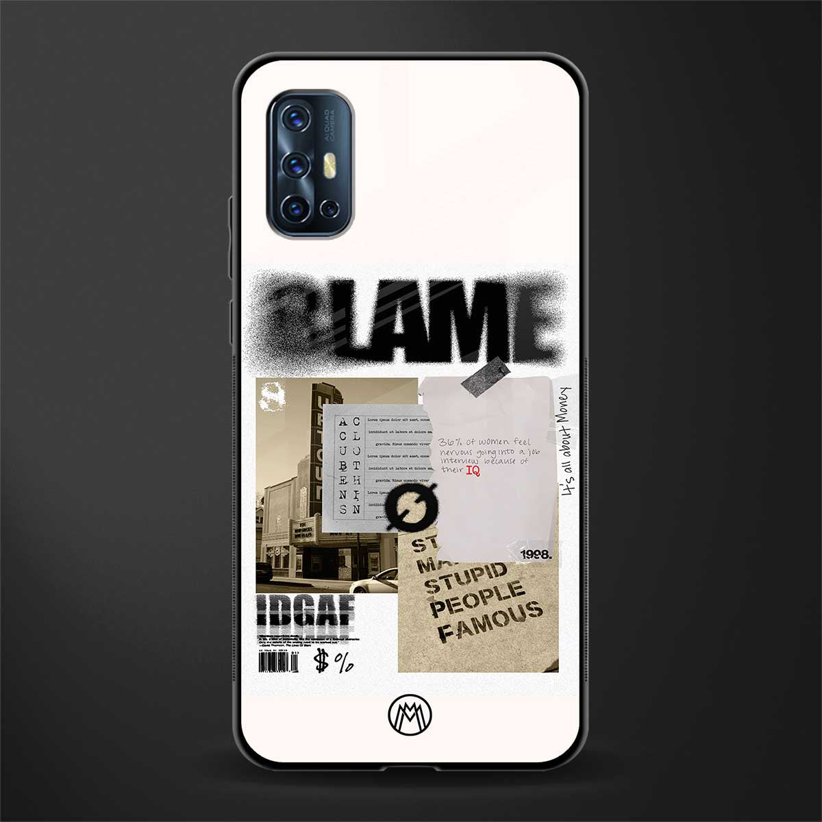 blame glass case for vivo v17 image