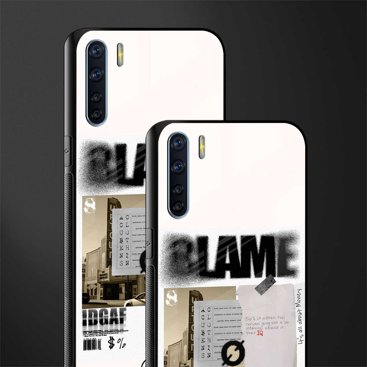 blame glass case for oppo f15 image-2