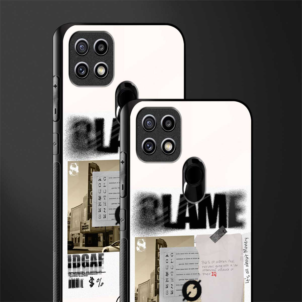 blame glass case for oppo a15 image-2