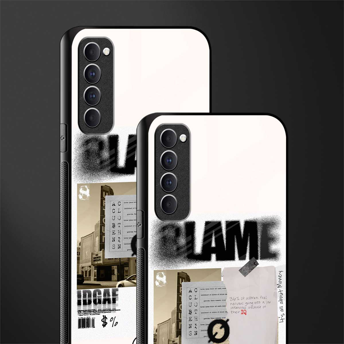 blame glass case for oppo reno 4 pro image-2