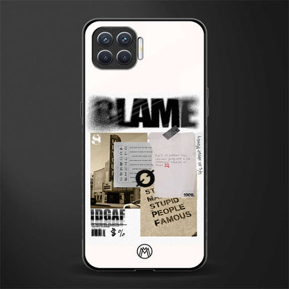 blame glass case for oppo f17 image