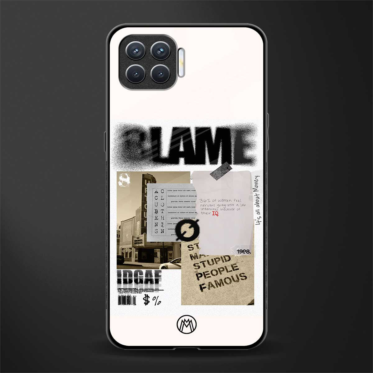 blame glass case for oppo f17 pro image