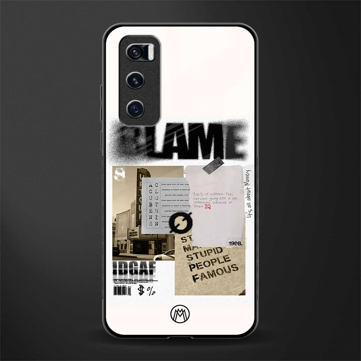 blame glass case for vivo v20 se image