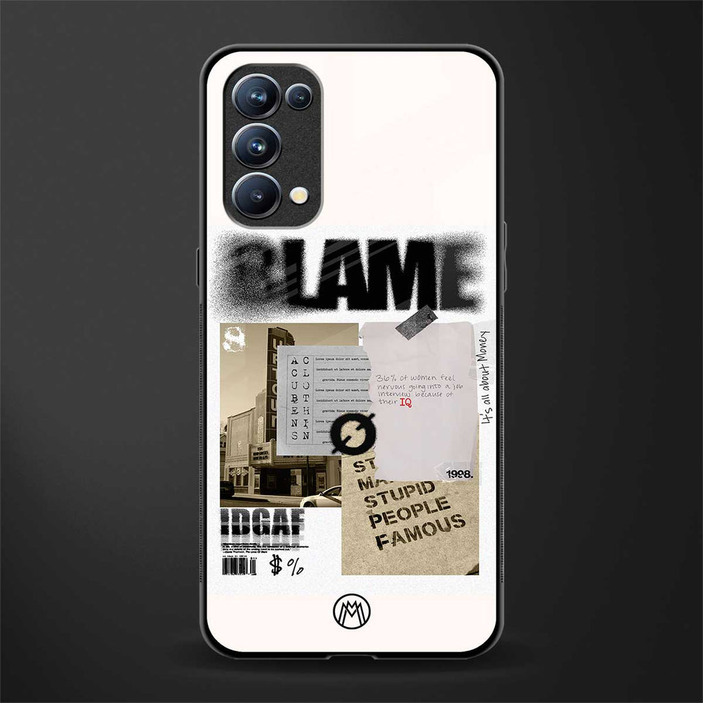 blame glass case for oppo reno 5 pro image