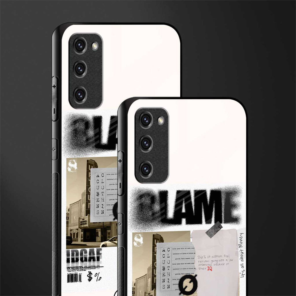 blame glass case for samsung galaxy s20 fe image-2