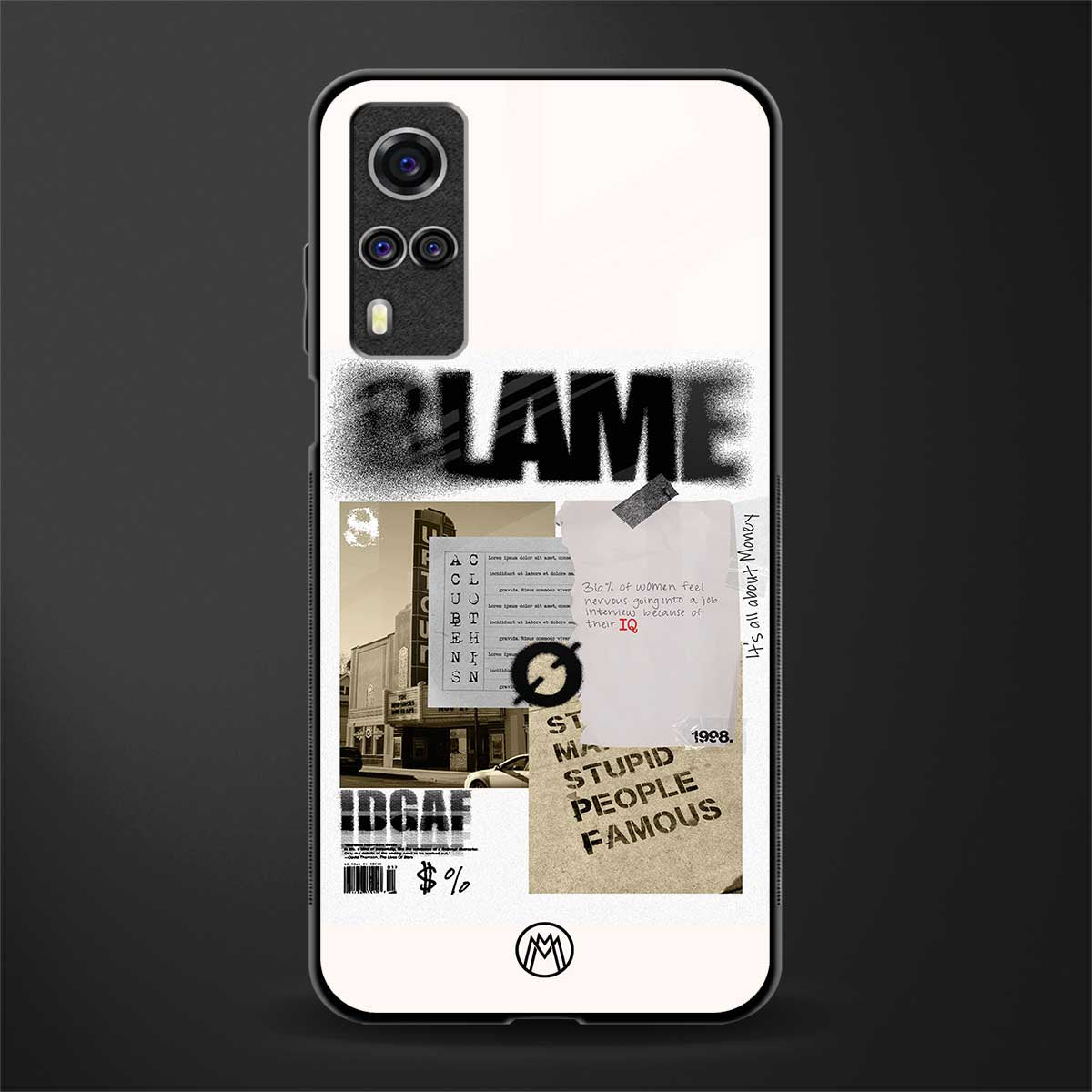 blame glass case for vivo y51 image