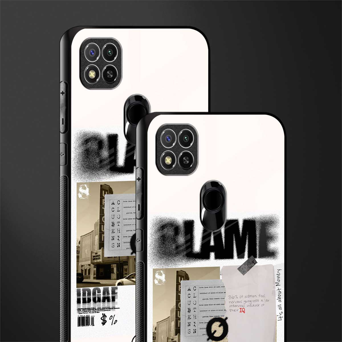 blame glass case for redmi 9c image-2