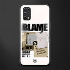 blame glass case for realme x7 pro image