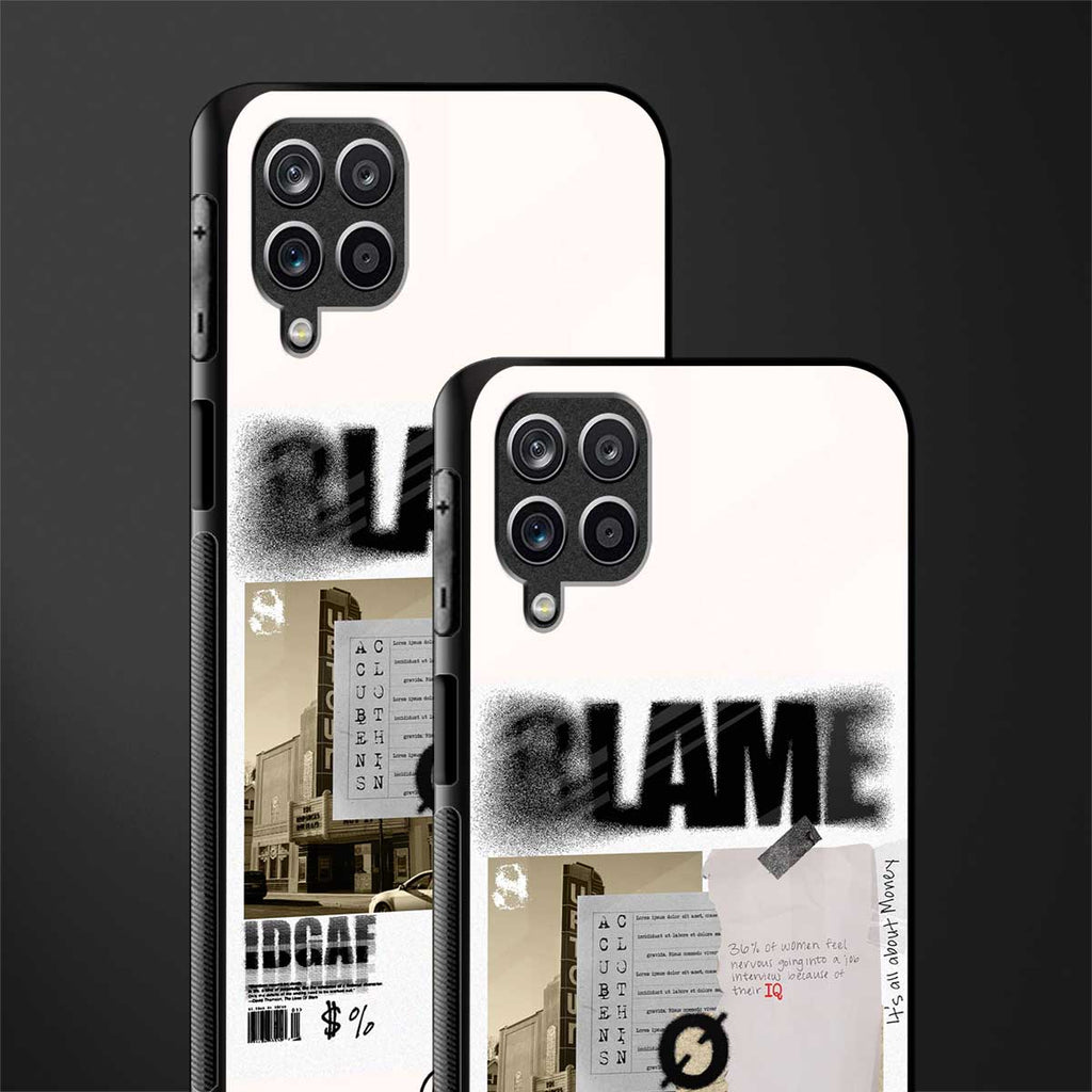 blame glass case for samsung galaxy a12 image-2