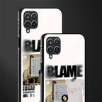 blame glass case for samsung galaxy a12 image-2