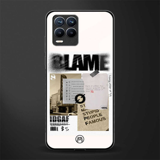 blame glass case for realme 8 4g image