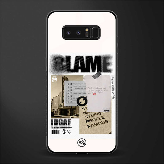 blame glass case for samsung galaxy note 8 image