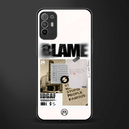 blame glass case for oppo f19 pro plus image