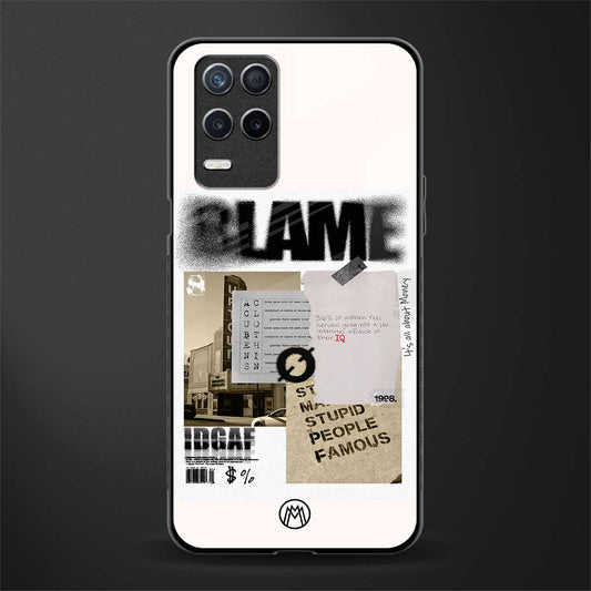 blame glass case for realme narzo 30 5g image