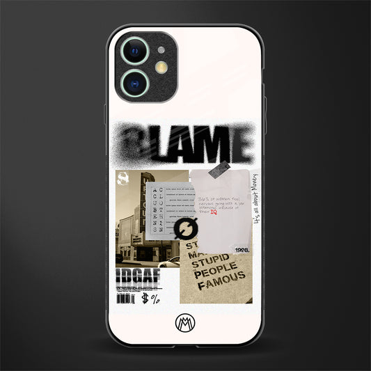 blame glass case for iphone 12 mini image