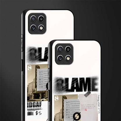 blame glass case for samsung galaxy a22 5g image-2