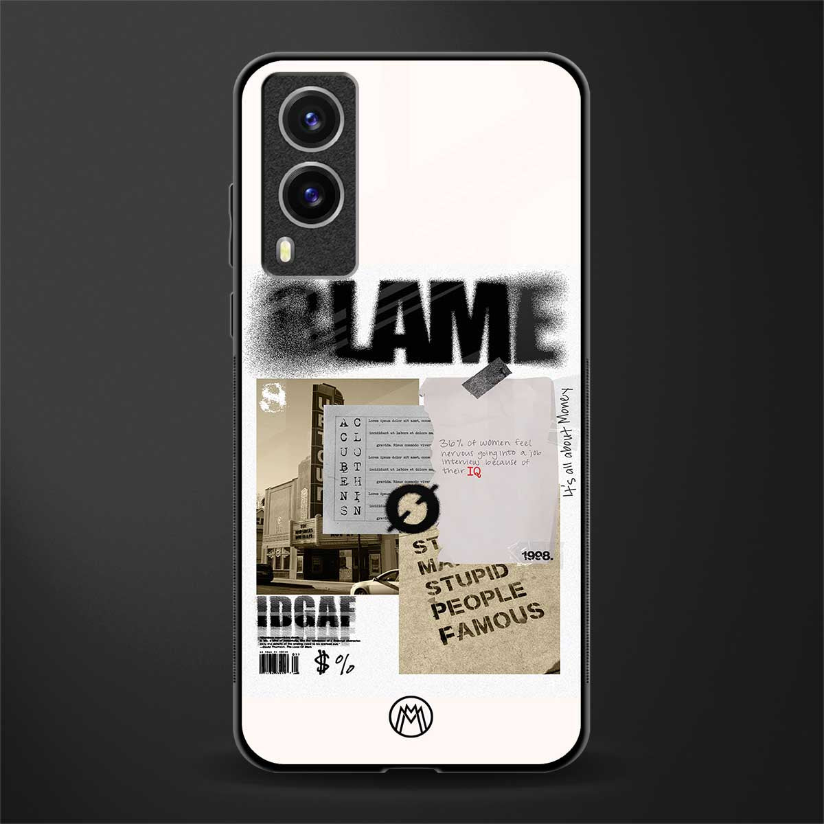 blame glass case for vivo v21e 5g image