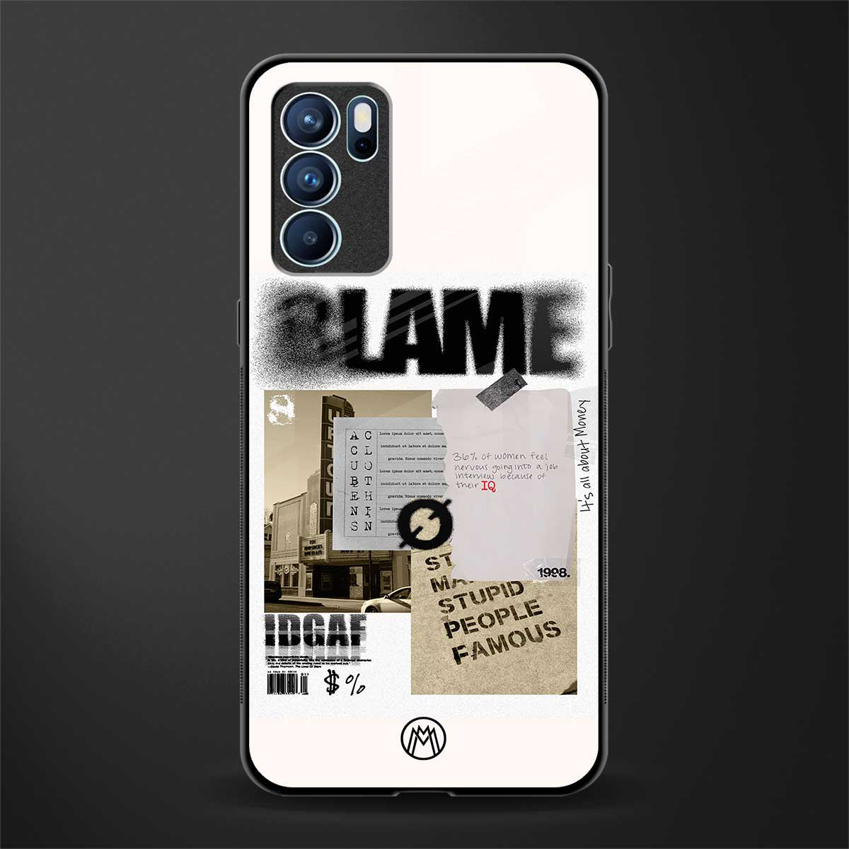 blame glass case for oppo reno6 5g image