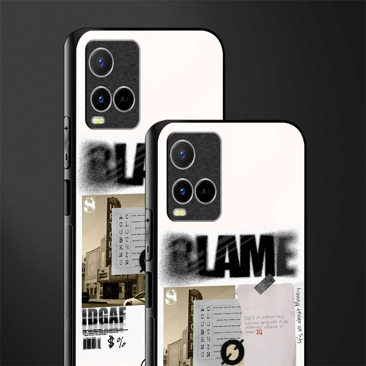 blame glass case for vivo y21t image-2