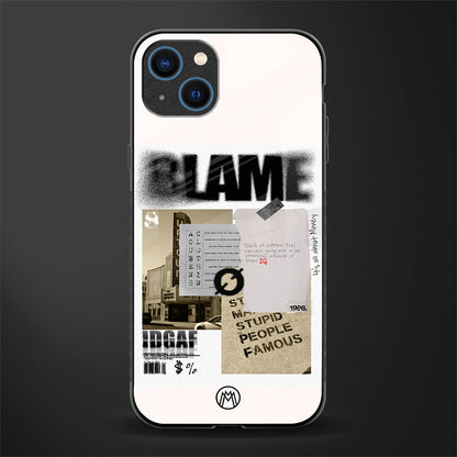 blame glass case for iphone 13 image