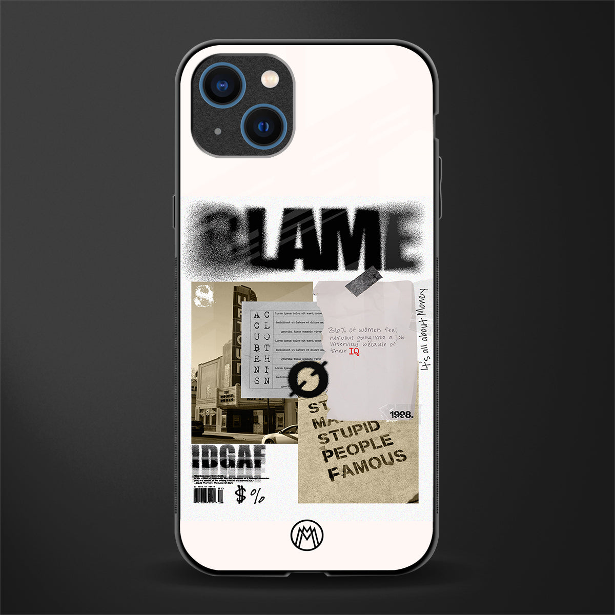 blame glass case for iphone 14 plus image