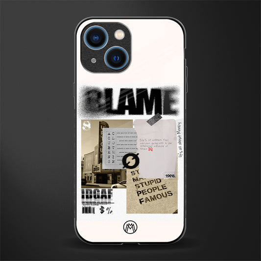 blame glass case for iphone 13 mini image