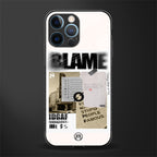 blame glass case for iphone 12 pro image