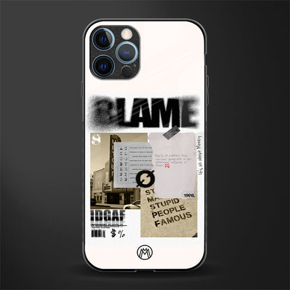blame glass case for iphone 12 pro max image