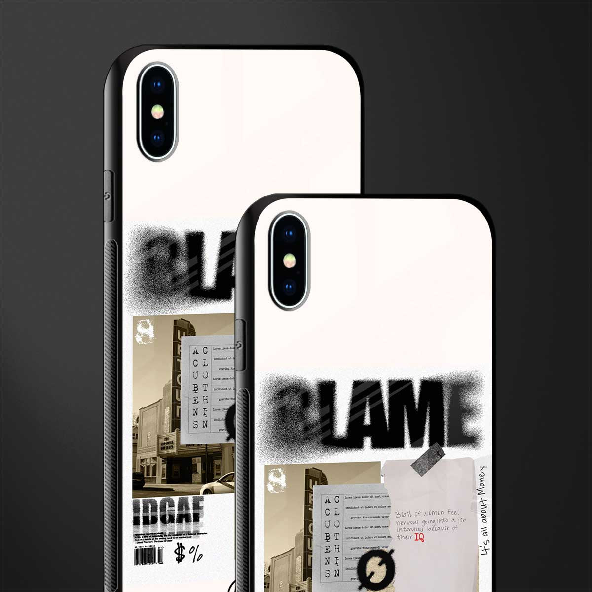 blame glass case for iphone xs max image-2