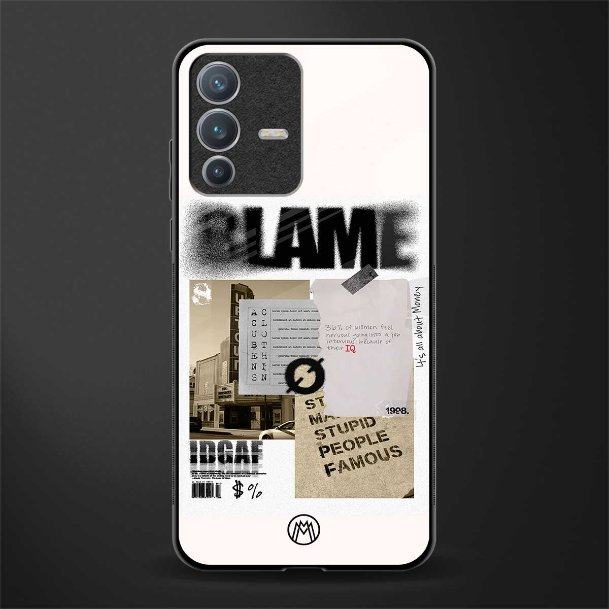 blame glass case for vivo v23 pro 5g image