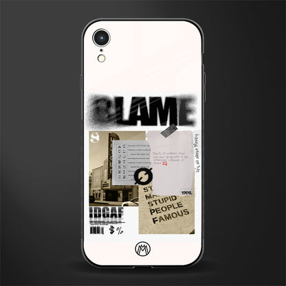 blame glass case for iphone xr image