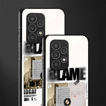 blame back phone cover | glass case for samsung galaxy a53 5g