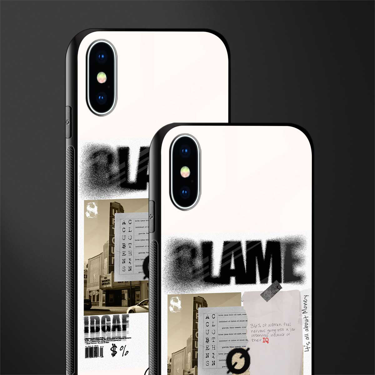 blame glass case for iphone xs image-2