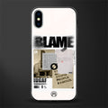 blame glass case for iphone x image
