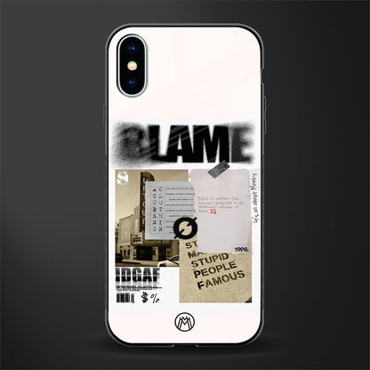 blame glass case for iphone x image