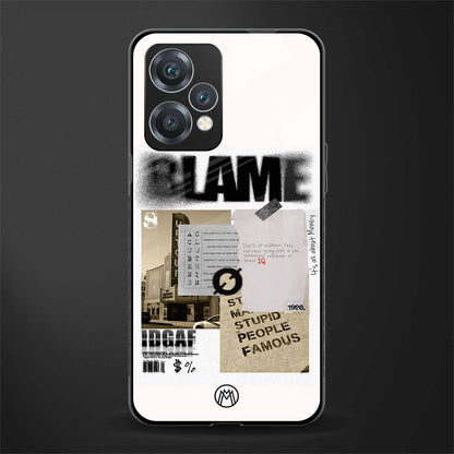 blame back phone cover | glass case for oneplus nord ce 2 lite 5g