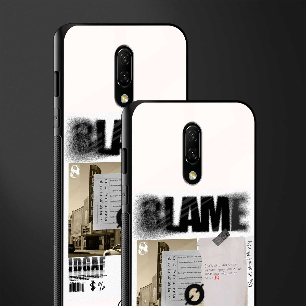 blame glass case for oneplus 7 image-2