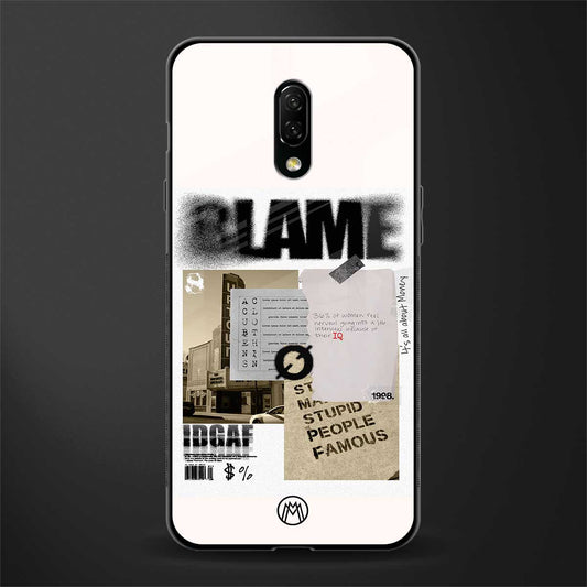 blame glass case for oneplus 7 image