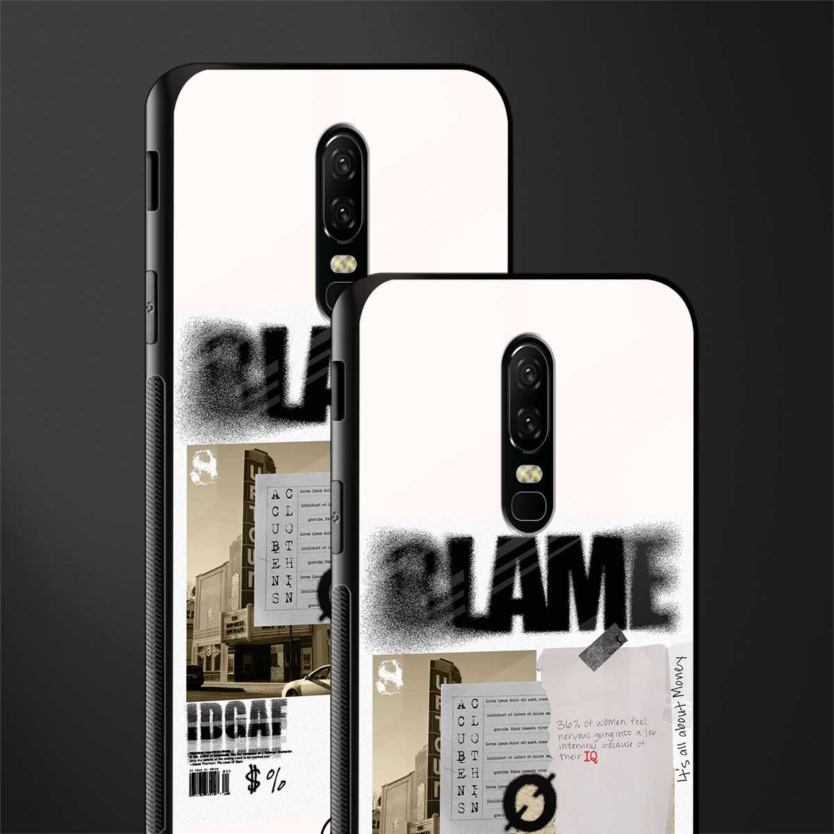 blame glass case for oneplus 6 image-2