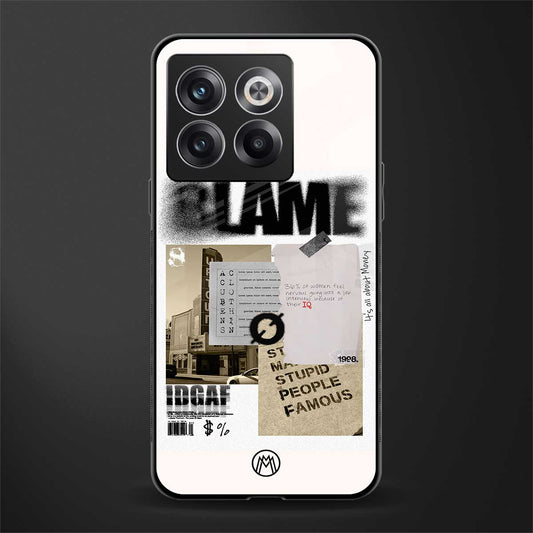 blame back phone cover | glass case for oneplus 10t