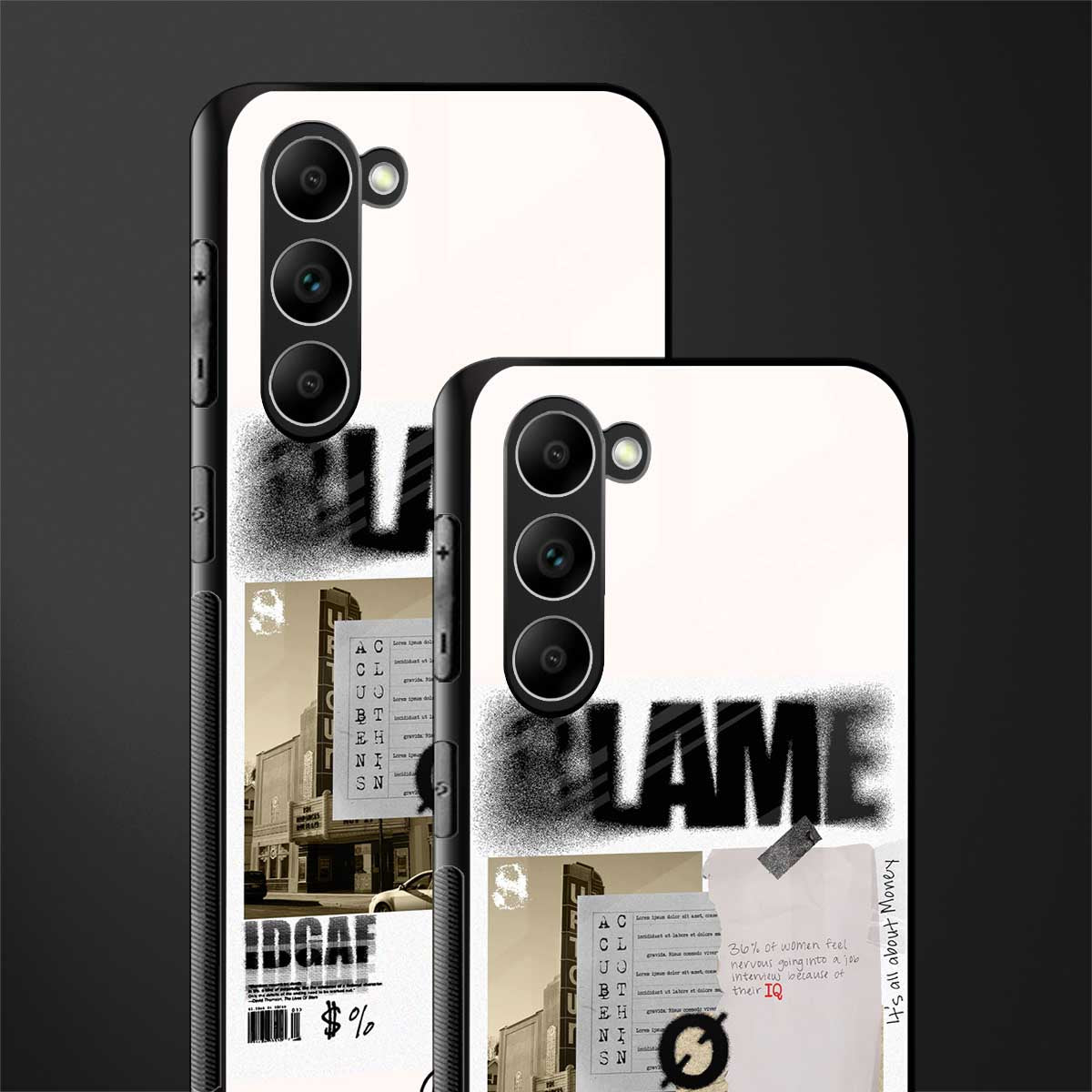 blame glass case for phone case | glass case for samsung galaxy s23