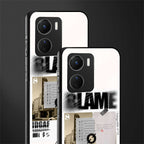 blame back phone cover | glass case for vivo y16