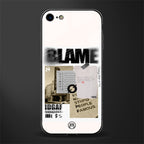 blame glass case for iphone se 2020 image