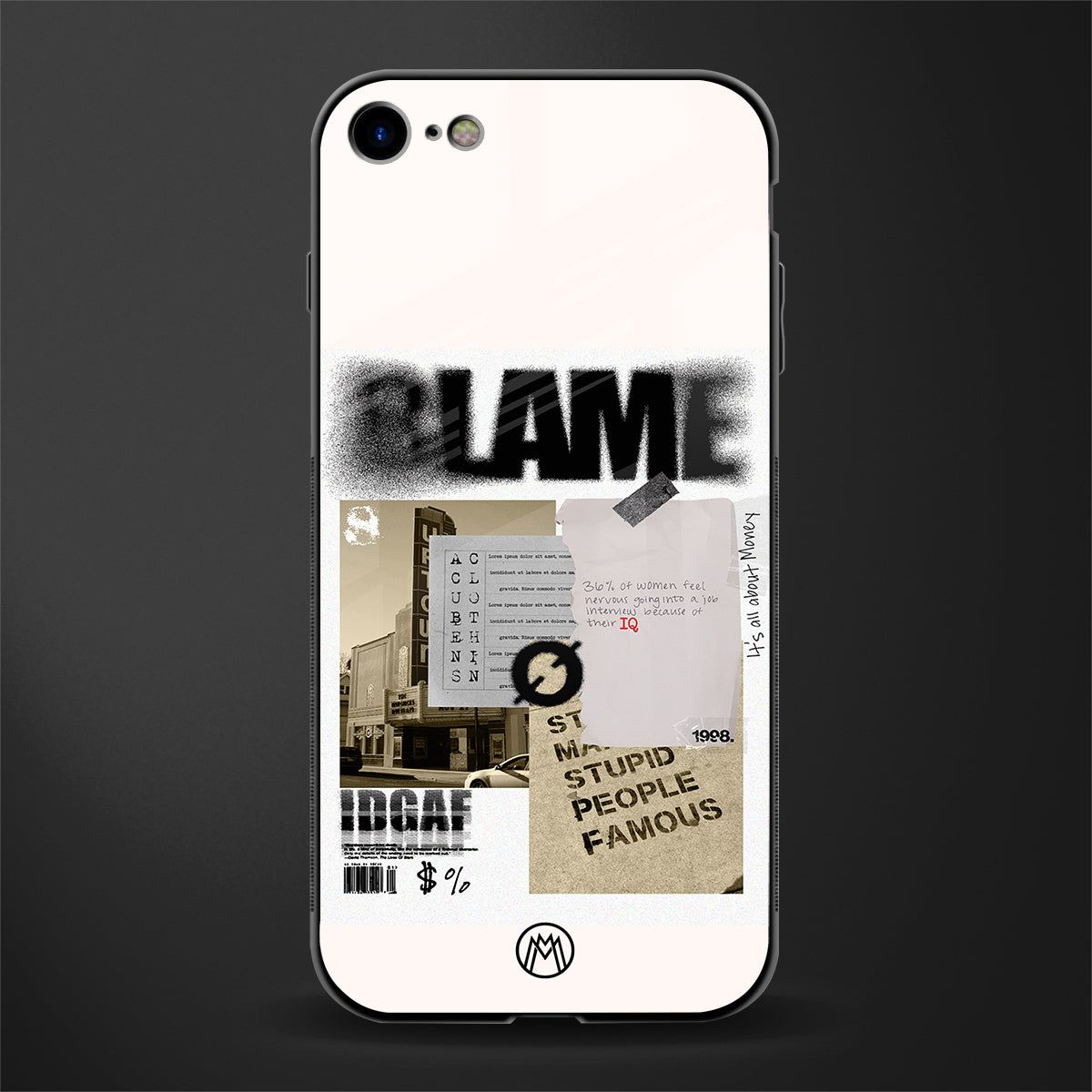 blame glass case for iphone se 2020 image